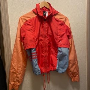 adidas Red and Orange Women's Jacket